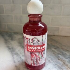 inSPAration Candy Cane Spa and Bath Aromatherapy Liquid 9oz 265ml Holiday Scent‎